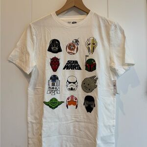 GAP NWT Kids Star Wars Graphic Tee - White